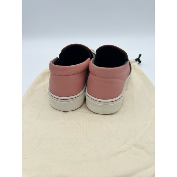 Fendi Pink Leather Monster Bug Slip on Sneakers w/ Dustbag sz 35 - Picture 7 of 9